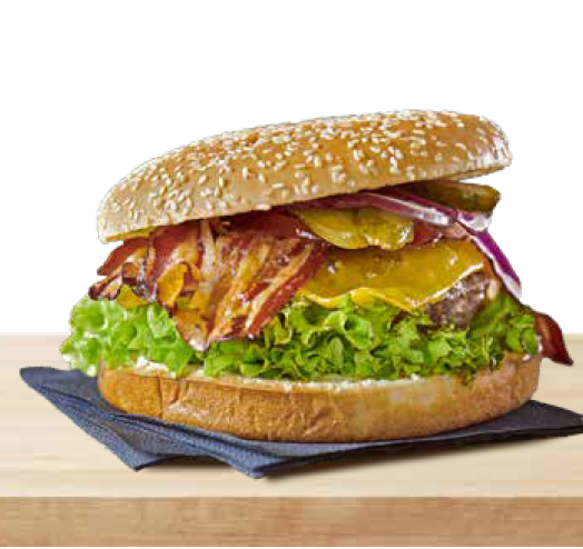 Pozri na rýchly recept na hamburger so slaninou