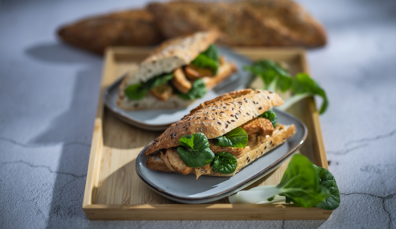 Miso humuszos szendvics