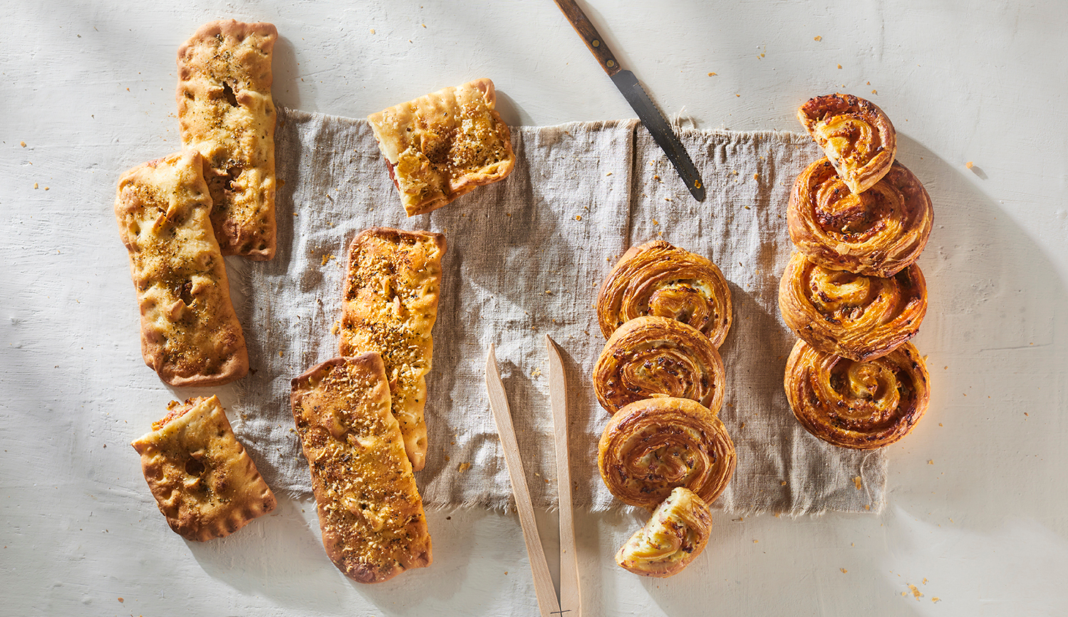 Savoury swirls