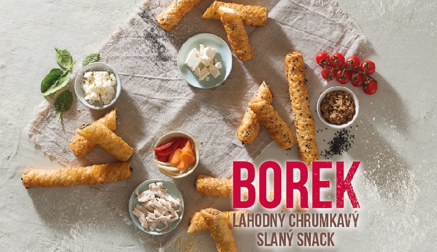 BOREK - CHRUMKAVÝ SLANÝ SNACK