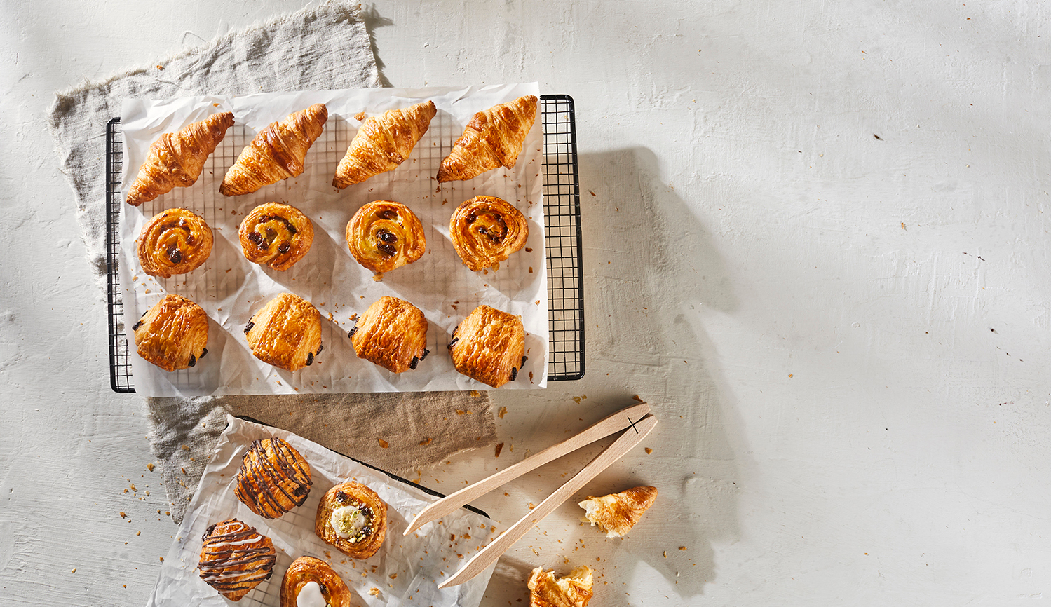 Mini classic viennoiserie mix